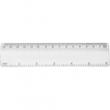 Logotrade promotional giveaway picture of: Renzo 15 cm plastic ruler