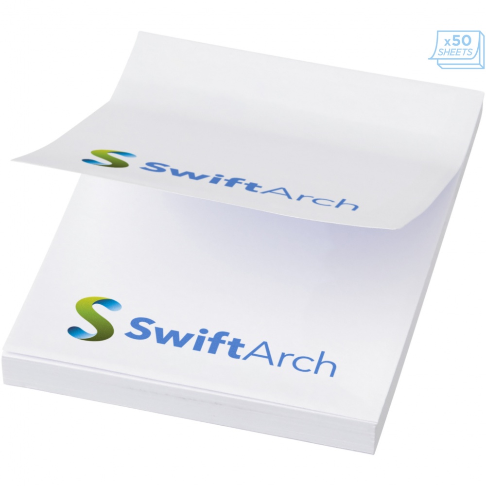 Logo trade promotional items picture of: Sticky-Mate® A8 sticky notes 50x75mm