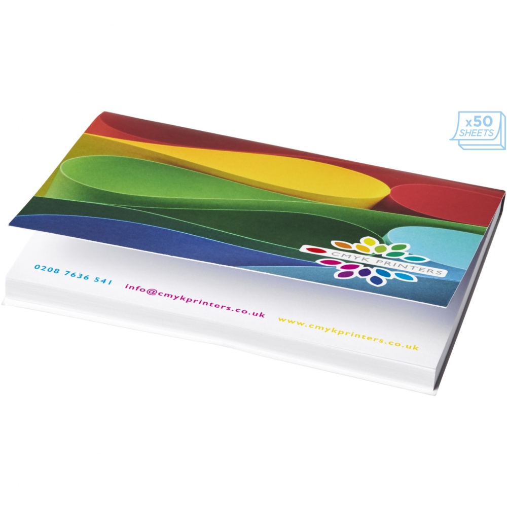 Logotrade promotional items photo of: Sticky-Mate® A7 soft cover sticky notes 100x75mm