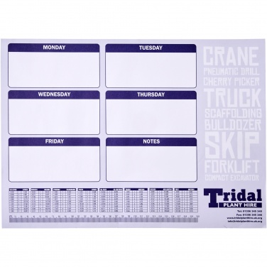 Logo trade promotional giveaways image of: Desk-Mate® A2 notepad