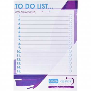 Logo trade business gifts image of: Desk-Mate® A5 notepad