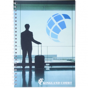 Logotrade promotional item picture of: Desk-Mate® wire-o A5 notebook PP cover