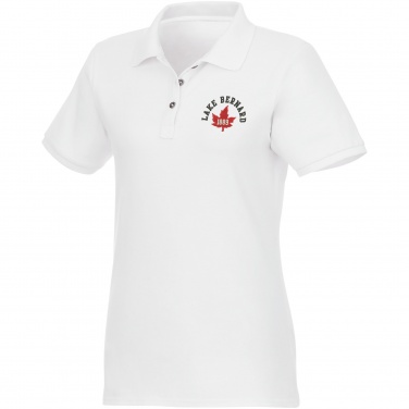 Logo trade promotional gifts image of: Beryl short sleeve women's organic recycled polo