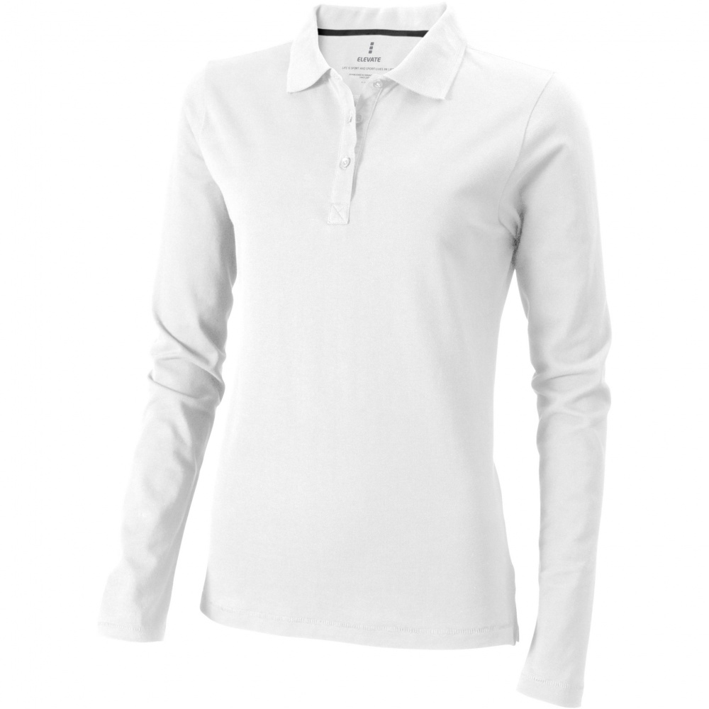 Logotrade corporate gift picture of: Oakville long sleeve women's polo