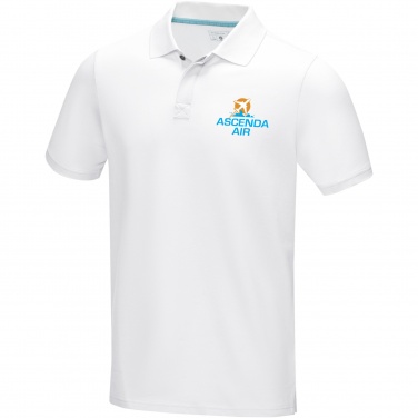 Logotrade advertising products photo of: Graphite short sleeve men’s organic polo