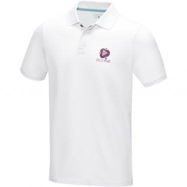 Logotrade promotional products photo of: Graphite short sleeve men’s organic polo