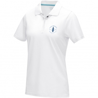Logotrade promotional product picture of: Graphite short sleeve women’s organic polo