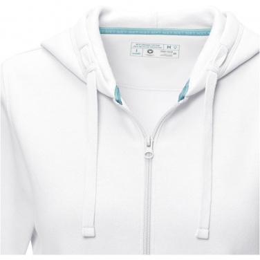 Logotrade corporate gifts photo of: Ruby women’s organic recycled full zip hoodie