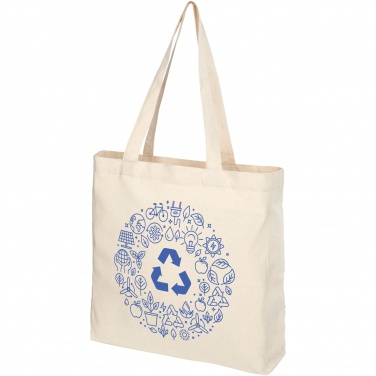 Logo trade promotional giveaways picture of: Pheebs 210 g/m² recycled gusset tote bag 13L