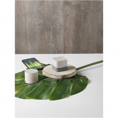 Logo trade promotional items image of: Kikai wheat straw Bluetooth® speaker