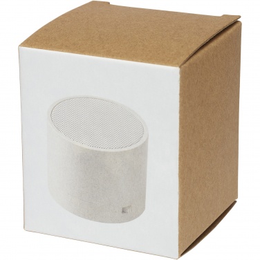 Logo trade advertising product photo of: Kikai wheat straw Bluetooth® speaker