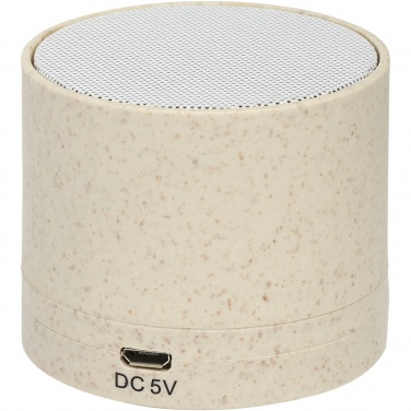 Logotrade business gifts photo of: Kikai wheat straw Bluetooth® speaker
