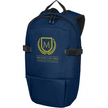 Logo trade promotional giveaways image of: Baikal 15" GRS RPET laptop backpack 8L
