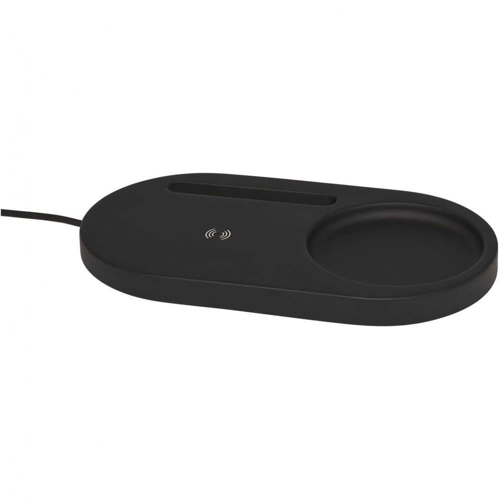 Logo trade corporate gift photo of: Klip 5W wireless charging desk organizer