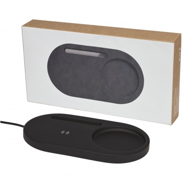 Logotrade promotional gift image of: Klip 5W wireless charging desk organizer