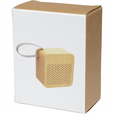 Logo trade promotional merchandise photo of: Arcana bamboo Bluetooth® speaker