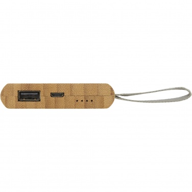 Logotrade advertising product image of: Tulda 5000 mAh bamboo power bank