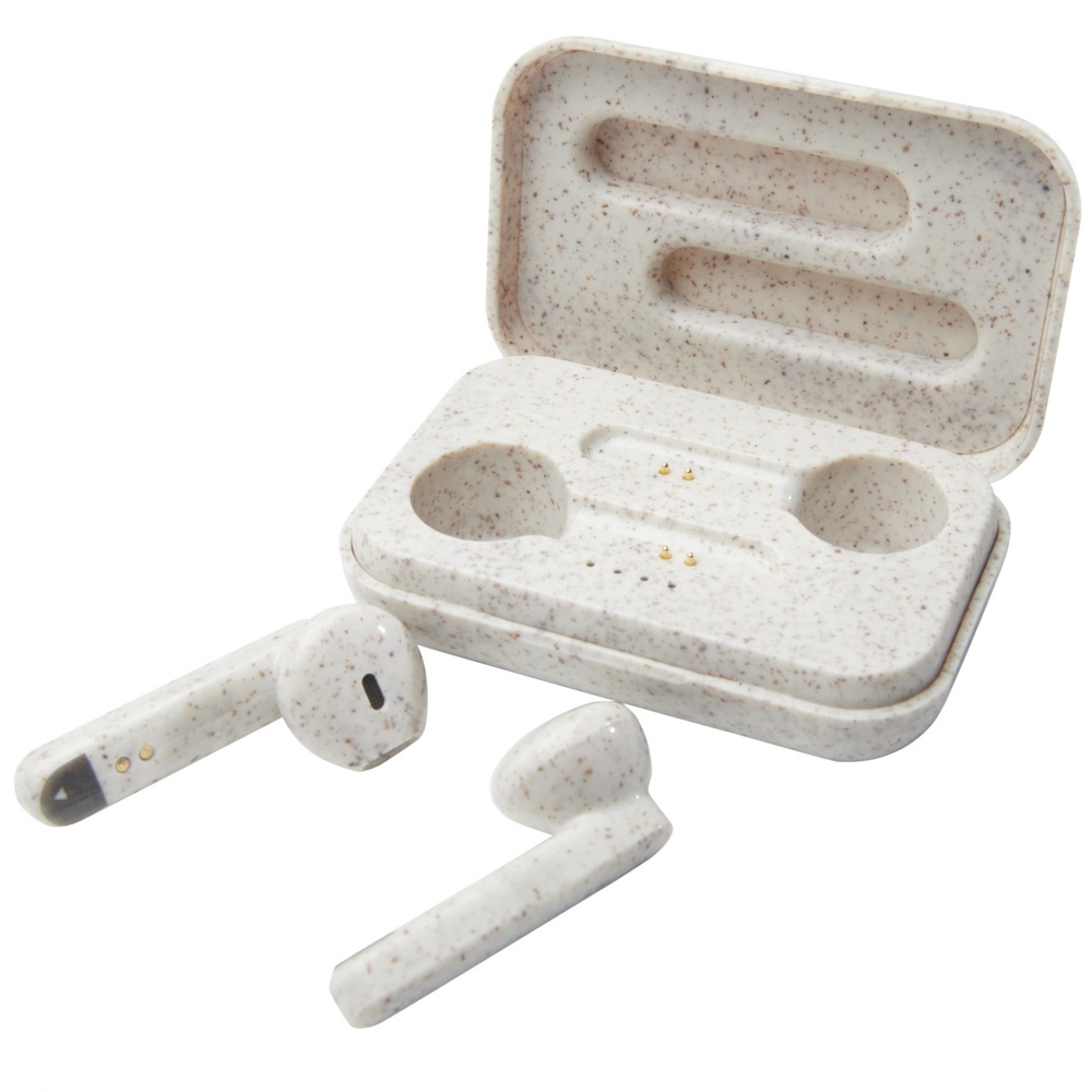 Logotrade advertising products photo of: Nantai wheat straw True Wireless earbuds