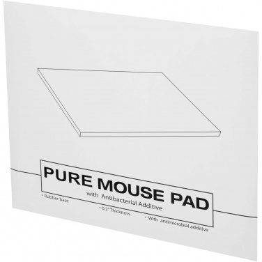 Logo trade promotional merchandise photo of: Pure mouse pad with antibacterial additive