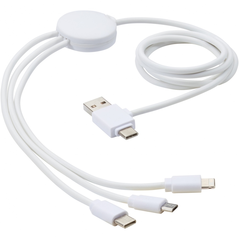 Logotrade promotional giveaway picture of: Pure 5-in-1 charging cable with antibacterial additive
