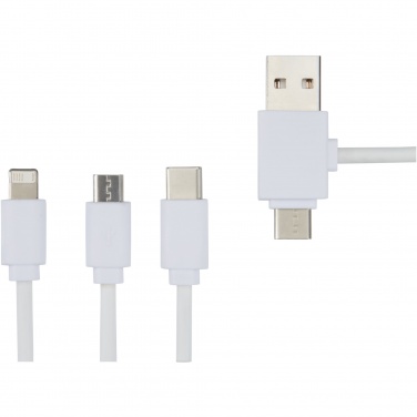 Logotrade promotional giveaway image of: Pure 5-in-1 charging cable with antibacterial additive