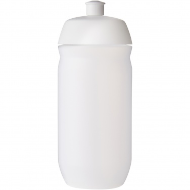 Logo trade promotional gifts picture of: HydroFlex™ Clear 500 ml squeezy sport bottle