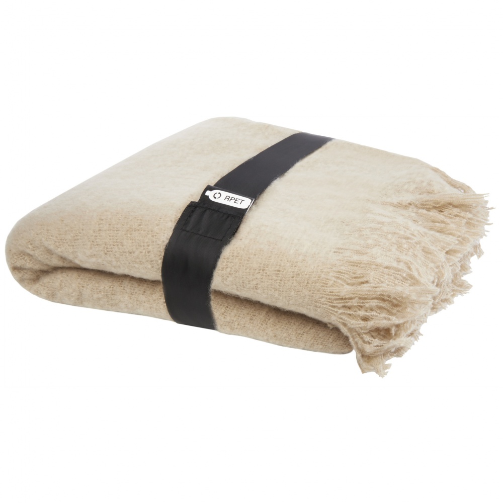 Logotrade corporate gift picture of: Ivy GRS certified RPET blanket