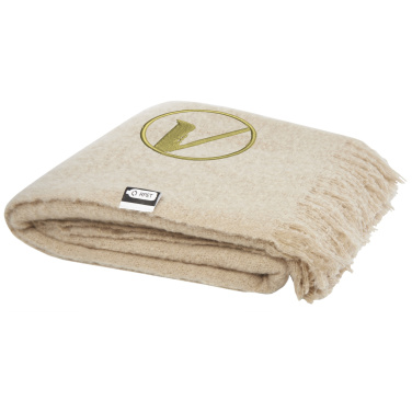 Logo trade corporate gifts picture of: Ivy GRS certified RPET blanket