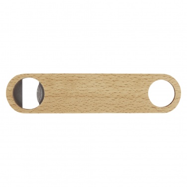 Logotrade promotional item image of: Origina wooden bottle opener