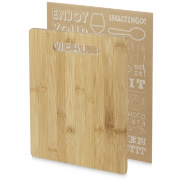Logo trade corporate gifts image of: Basso bamboo cutting board