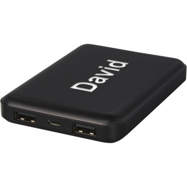 Logotrade promotional merchandise image of: Gleam 5000 mAh ultra slim light-up power bank