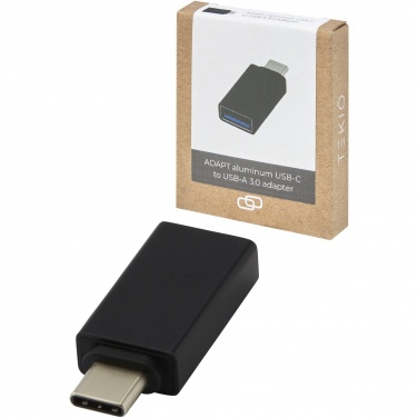 Logotrade promotional gift picture of: ADAPT aluminum USB-C to USB-A 3.0 adapter