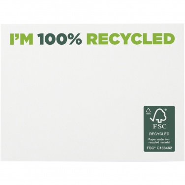 Logo trade promotional product photo of: Sticky-Mate® recycled sticky notes 100x75 mm