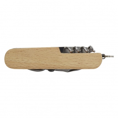 Logo trade promotional items image of: Richard 7-function wooden pocket knife