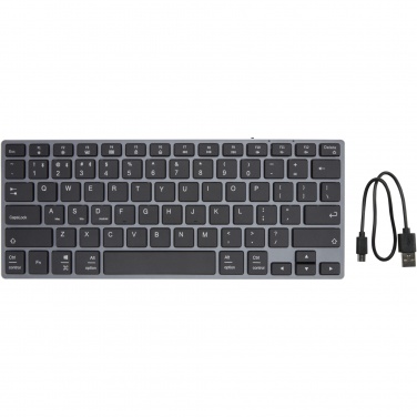 Logo trade promotional merchandise photo of: Hybrid performance Bluetooth keyboard - QWERTY