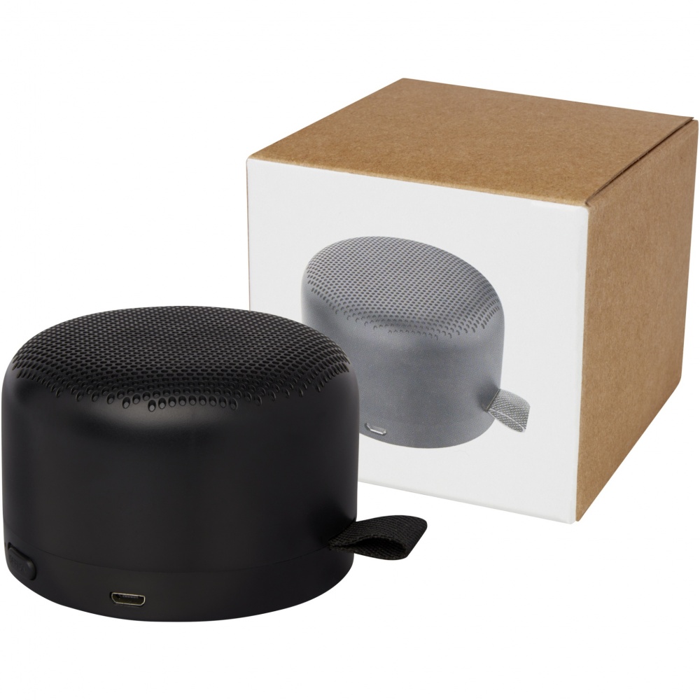 Logo trade corporate gift photo of: Loop 5W recycled plastic Bluetooth speaker