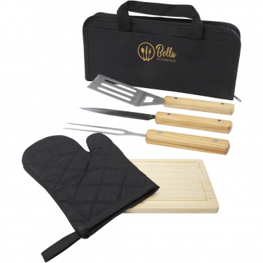 Logo trade promotional giveaways image of: Gratar 5-piece BBQ set