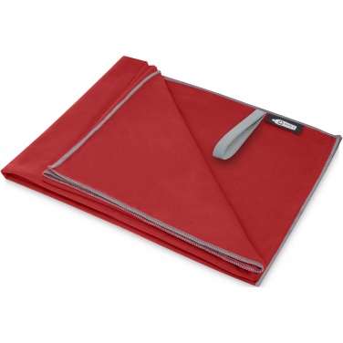 Logotrade promotional giveaway image of: Pieter recycled PET ultra lightweight and quick dry towel 130 x 80 cm
