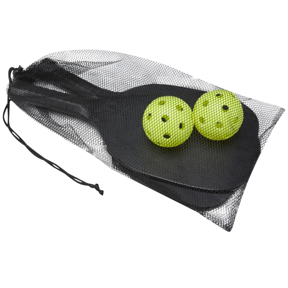 Logotrade promotional giveaways photo of: Enrique paddle set in mesh pouch