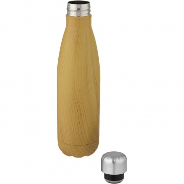 Logotrade advertising product picture of: Cove 500 ml vacuum insulated stainless steel bottle with wood print