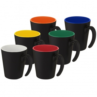 Logo trade corporate gifts image of: Oli 360 ml ceramic mug with handle