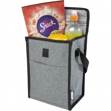 Logo trade business gifts image of: Reclaim 4-can GRS RPET cooler bag 5L