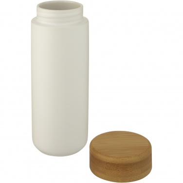 Logo trade promotional giveaways image of: Lumi 300 ml ceramic tumbler with bamboo lid