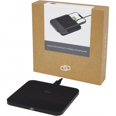 Logotrade promotional gift image of: Hybrid 15W premium wireless charging pad