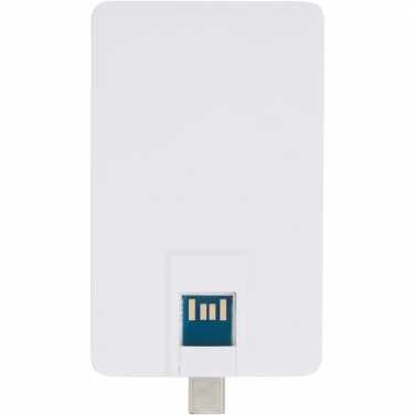 Logo trade promotional product photo of: Duo slim 32GB USB drive with Type-C and USB-A 3.0