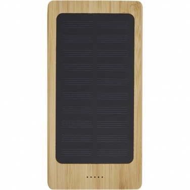 Logotrade promotional merchandise picture of: Alata 8000 mAh bamboo solar power bank