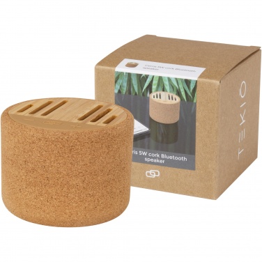 Logo trade business gift photo of: Cerris 5W cork Bluetooth® speaker