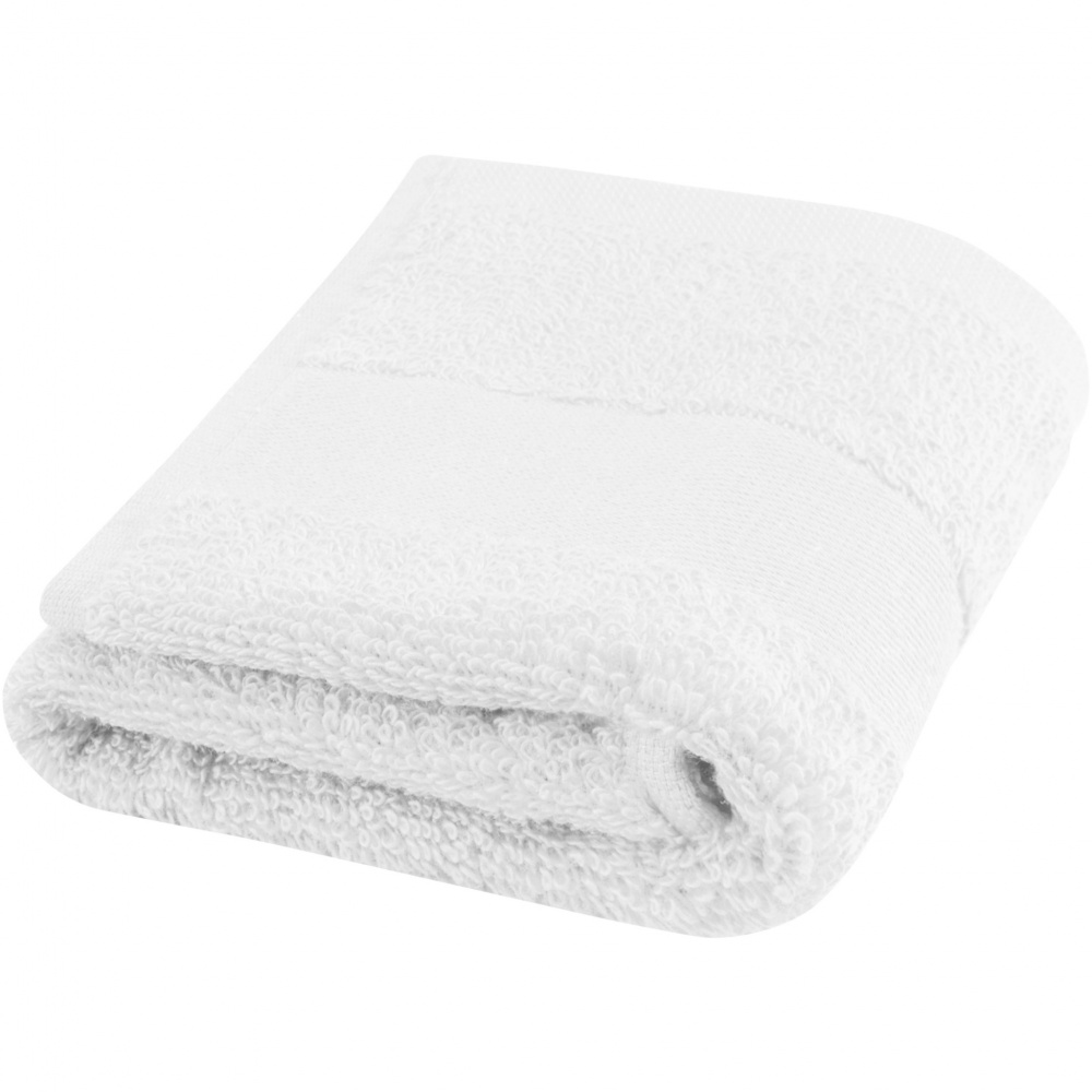 Logo trade business gifts image of: Sophia 450 g/m² cotton towel 30x50 cm