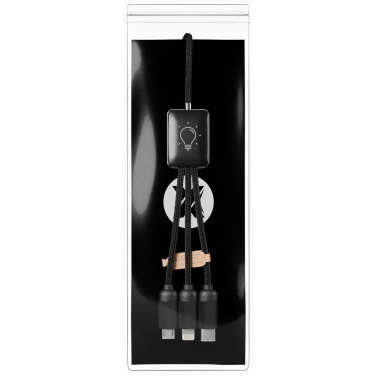 Logo trade corporate gift photo of: SCX.design C28 5-in-1 extended charging cable