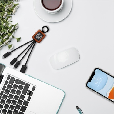Logotrade promotional product picture of: SCX.design C19 wooden easy to use cable